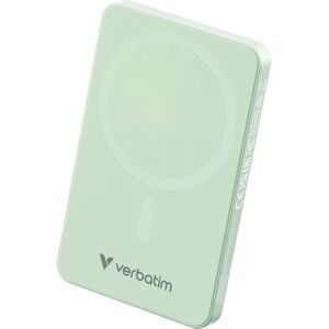 Verbatim Charge 'n' Go Essentials Power Bank - Power Bank, 5000mAh, Wireless, Green Verbatim Charge 'n' Go Essentials Power Bank - Power Bank, 5000mAh, Wireless, Green