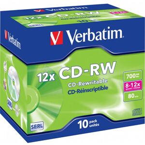 Verbatim 43148 Gray 12x 700MB CD-RW - CD-RW Disk Verbatim 43148 Gray 12x 700MB CD-RW - CD-RW Disk