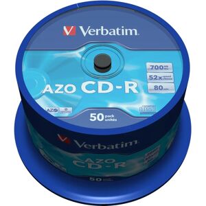 Verbatim CD-R AZO Crystal 700 MB 52x - CD-R Verbatim CD-R AZO Crystal 700 MB 52x - CD-R