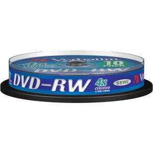 Verbatim DataLifePlus - DVD-RW 10pcs - 4.7GB - Rewritable Discs Verbatim DataLifePlus - DVD-RW 10pcs - 4.7GB - Rewritable Discs
