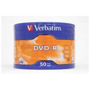 Verbatim 43731 - Blank DVD 4.7 GB - 50 pcs Verbatim 43731 - Blank DVD 4.7 GB - 50 pcs