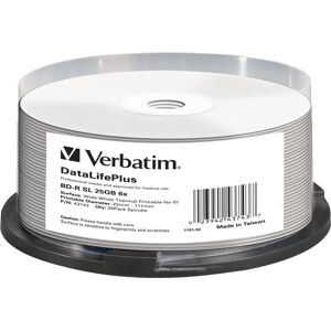 Verbatim DataLifePlus BD-R 25 GB 25 pcs - Blu-ray Disc Verbatim DataLifePlus BD-R 25 GB 25 pcs - Blu-ray Disc