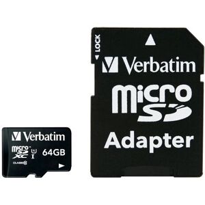 Verbatim Premium U1 microSD - microSDXC 64GB (44084) Verbatim Premium U1 microSD - microSDXC 64GB (44084)