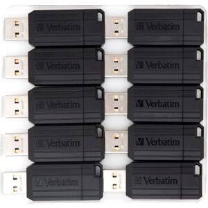 Verbatim USB Drive 16GB - Push/Pull - Black - USB Stick Verbatim USB Drive 16GB - Push/Pull - Black - USB Stick