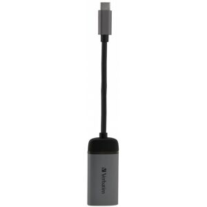 Verbatim USB-C a HDMI 4K Adapter - Fekete, Ezüst - Videó Kábel Adapter Verbatim USB-C a HDMI 4K Adapter - Fekete, Ezüst - Videó Kábel Adapter