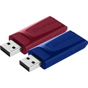 Verbatim 49327 USB Flash Drive - 32GB - Blue/Red - USB 2.0 Verbatim 49327 USB Flash Drive - 32GB - Blue/Red - USB 2.0