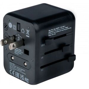 Verbatim UTA-01 Adaptador de Corriente - Adaptador de Viaje Universal - Negro Verbatim UTA-01 Adaptador de Corriente - Adaptador de Viaje Universal - Negro