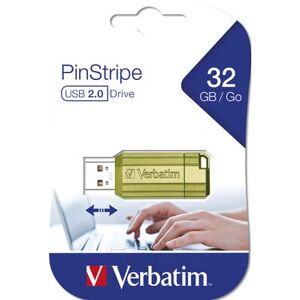 Verbatim PinStripe 2.0 USB Flash Drive - 32GB - Eucalyptus Green Verbatim PinStripe 2.0 USB Flash Drive - 32GB - Eucalyptus Green
