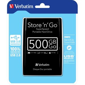 Disque Dur Externe Verbatim 5400 RPM 2.5" Micro-USB B 3.2 Gen 1 - Disque Dur Externe - Publicité Disque Dur Externe Verbatim 5400 RPM 2.5" Micro-USB B 3.2 Gen 1 - Disque Dur Externe - Publicité