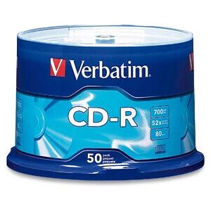 Verbatim 120mm CD-R 700MB 52x - Optical Disc Verbatim 120mm CD-R 700MB 52x - Optical Disc