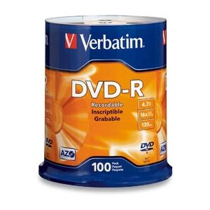 Verbatim DVD-R 4.7GB 16X - Optical Disc Verbatim DVD-R 4.7GB 16X - Optical Disc