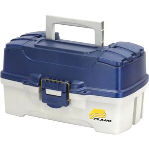 Plano 6202-06 Fishing Tackle Box - Blue/White - 14" L x 8.5" W x 7.75" H - Fishing Equipment Case Plano 6202-06 Fishing Tackle Box - Blue/White - 14" L x 8.5" W x 7.75" H - Fishing Equipment Case