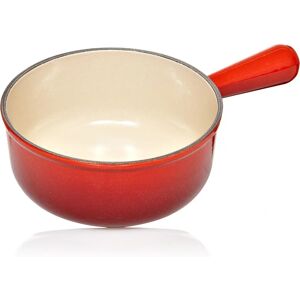 Le Creuset Gietijzeren fonduepan - 18cm - Kersrood Le Creuset Gietijzeren fonduepan - 18cm - Kersrood