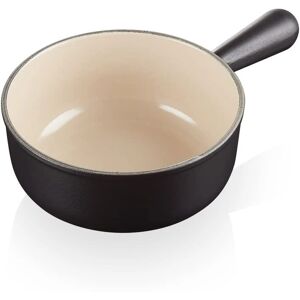 Le Creuset Gusseisen Caquelon - 22cm - Schwarz - Fondue Topf Le Creuset Gusseisen Caquelon - 22cm - Schwarz - Fondue Topf