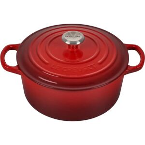 Le Creuset Signature 22cm Red Cast Iron Casserole Le Creuset Signature 22cm Red Cast Iron Casserole