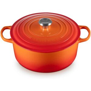 Le Creuset 211772809 6.7L Orange Cast Iron Casserole - Cookware Le Creuset 211772809 6.7L Orange Cast Iron Casserole - Cookware