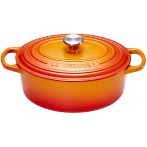 Le Creuset 27cm Orange Cast Iron Oval Casserole - Cookware Le Creuset 27cm Orange Cast Iron Oval Casserole - Cookware