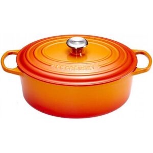 Le Creuset 29cm Oval Cast Iron Casserole - Volcanic - Versatile cookware for oven, hob, grill Le Creuset 29cm Oval Cast Iron Casserole - Volcanic - Versatile cookware for oven, hob, grill