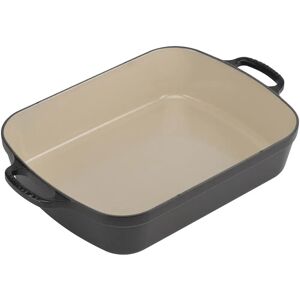 Le Creuset Signature Satin Black Cast Iron 33cm Rectangular Roaster - Roaster Le Creuset Signature Satin Black Cast Iron 33cm Rectangular Roaster - Roaster