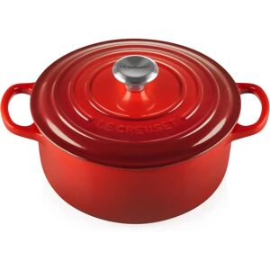 Le Creuset Red 20cm Cast Iron Casserole - Versatile All-Rounder Le Creuset Red 20cm Cast Iron Casserole - Versatile All-Rounder