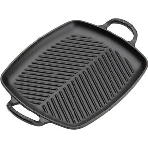 Le Creuset Signature Satin Black Cast Iron Rectangular Grill - 30cm Le Creuset Signature Satin Black Cast Iron Rectangular Grill - 30cm