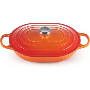 Le Creuset 31cm Signature Oblong Cast Iron - Frying Pan & Casserole Le Creuset 31cm Signature Oblong Cast Iron - Frying Pan & Casserole