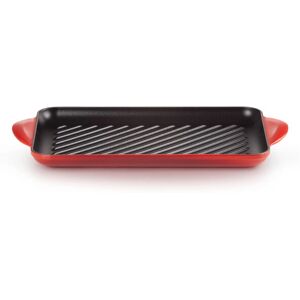 Le Creuset Gietijzeren Rechthoekige Grill 32cm - Rood Le Creuset Gietijzeren Rechthoekige Grill 32cm - Rood