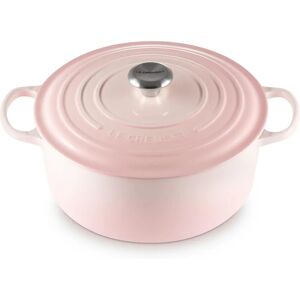 Le Creuset Signature Cast Iron 28cm Round Casserole - Shell Pink Le Creuset Signature Cast Iron 28cm Round Casserole - Shell Pink