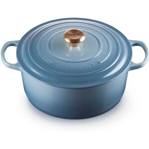 Le Creuset Signature Cast Iron 28cm Round Casserole - Chambray Le Creuset Signature Cast Iron 28cm Round Casserole - Chambray