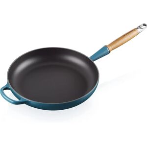 Le Creuset Cast Iron Signature Frying Pan - 28cm Deep Teal Le Creuset Cast Iron Signature Frying Pan - 28cm Deep Teal