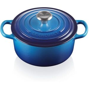 Le Creuset Azure Gietijzeren Braadpan 18cm - Dutch Oven Le Creuset Azure Gietijzeren Braadpan 18cm - Dutch Oven