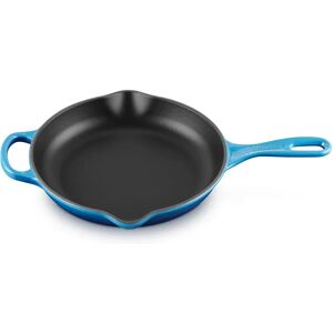 Le Creuset Signature Cast Iron 23cm Azure Skillet - Durable, Non-stick, Versatile Le Creuset Signature Cast Iron 23cm Azure Skillet - Durable, Non-stick, Versatile