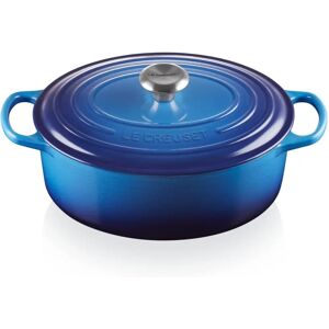 Le Creuset Signature Cast Iron 29cm Oval Casserole - Azure Le Creuset Signature Cast Iron 29cm Oval Casserole - Azure