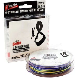 Sufix X8 0.285 MM 300 M Multicolor Braided Line Sufix X8 0.285 MM 300 M Multicolor Braided Line