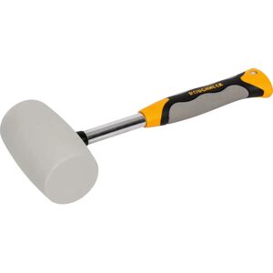 Roughneck 680g White Rubber Mallet - Rubber Mallet Roughneck 680g White Rubber Mallet - Rubber Mallet