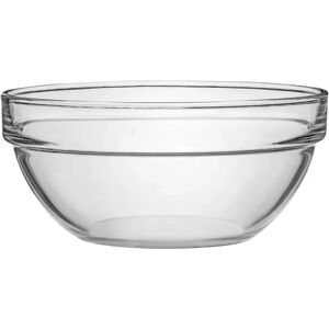 Arcoroc 625ml Transparente Glas Schüssel - Runde Stapelbare Schüssel Arcoroc 625ml Transparente Glas Schüssel - Runde Stapelbare Schüssel