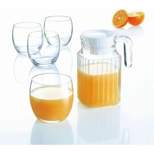 Pichet Luminarc Quadro pour Frigo - Couvercle blanc 0,5L - Pichet Pichet Luminarc Quadro pour Frigo - Couvercle blanc 0,5L - Pichet