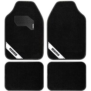 MOMO Zwart/Wit Autostoelmat - Autostoelmat MOMO Zwart/Wit Autostoelmat - Autostoelmat
