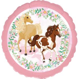 Amscan 4325175 Ballon en feuille avec chevaux - Décoration fête Amscan 4325175 Ballon en feuille avec chevaux - Décoration fête