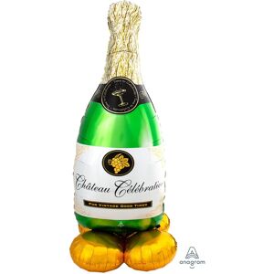 Amscan - Globo Gigante Botella de Champagne - Decoración de Fiesta Amscan - Globo Gigante Botella de Champagne - Decoración de Fiesta
