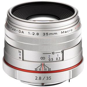 Objectif PENTAX DA 35MM F2.8 MACRO (Monture: Pentax KAF) - Macro, Argent Objectif PENTAX DA 35MM F2.8 MACRO (Monture: Pentax KAF) - Macro, Argent