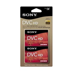 Sony DVM63HDR/2 High Definition MiniDV Videocassette - 2 Pack Sony DVM63HDR/2 High Definition MiniDV Videocassette - 2 Pack