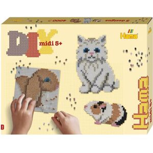 Hama Flerfargede Dyr Perlesett - Kreativt sett for Barn Hama Flerfargede Dyr Perlesett - Kreativt sett for Barn