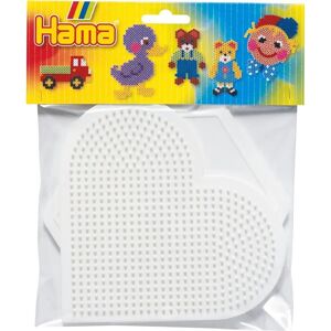 Hama Beads Pegboard Large Heart and Hexagon - Craft Beads Hama Beads Pegboard Large Heart and Hexagon - Craft Beads