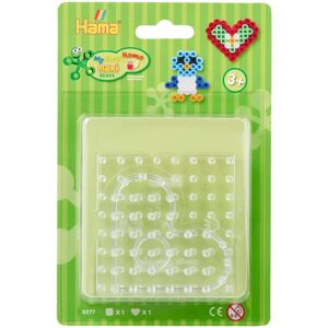 Plaques Maxi Hama - 2 pcs - Carré/Cœur - Taille Unique - Plateau à perles - Publicité Plaques Maxi Hama - 2 pcs - Carré/Cœur - Taille Unique - Plateau à perles - Publicité