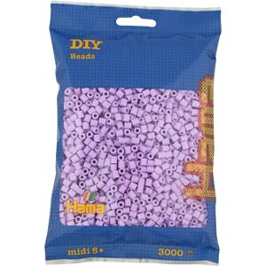 Perles Midi Hama - 3000 pcs - Violet Pastel - Unisexe - Loisirs créatifs - Publicité Perles Midi Hama - 3000 pcs - Violet Pastel - Unisexe - Loisirs créatifs - Publicité