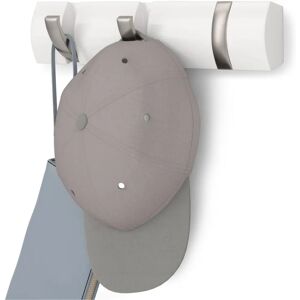Umbra White Flip 3 Hook Space-Saving Coat Rack Umbra White Flip 3 Hook Space-Saving Coat Rack