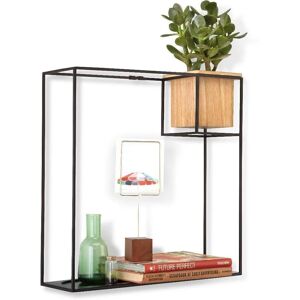 Umbra Cubist Book Shelf - Metal and Wood Umbra Cubist Book Shelf - Metal and Wood