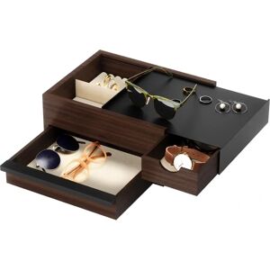 Umbra Black & Walnut Jewelry Box - Modern Organizer Umbra Black & Walnut Jewelry Box - Modern Organizer