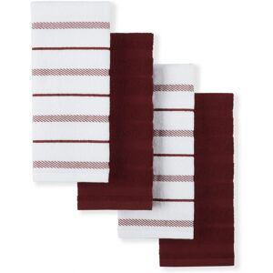 KitchenAid Albany Kitchen Towel 4Pack Set Smoked Paprika RedWhite - Kitchen Towel KitchenAid Albany Kitchen Towel 4Pack Set Smoked Paprika RedWhite - Kitchen Towel